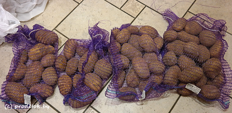 Неправильный вес картошки