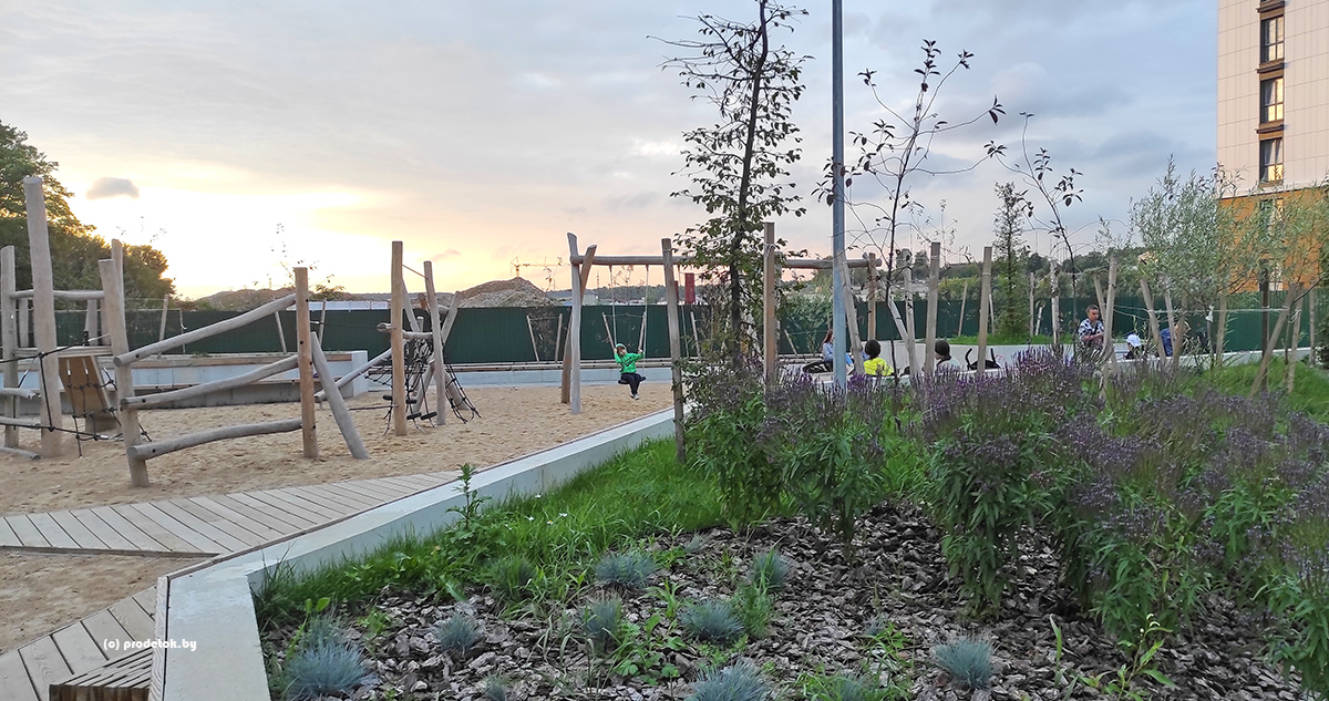 В Минске появилась детская эко-площадка в скандинавском стиле: фотообзор