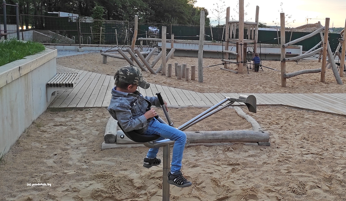 В Минске появилась детская эко-площадка в скандинавском стиле: фотообзор