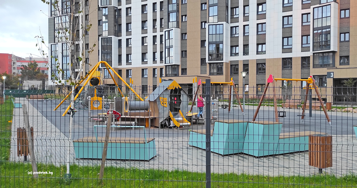 В Минске появилась детская эко-площадка в скандинавском стиле: фотообзор