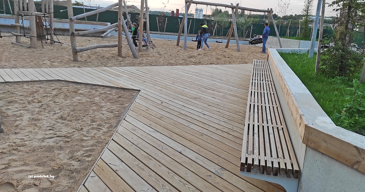 В Минске появилась детская эко-площадка в скандинавском стиле: фотообзор