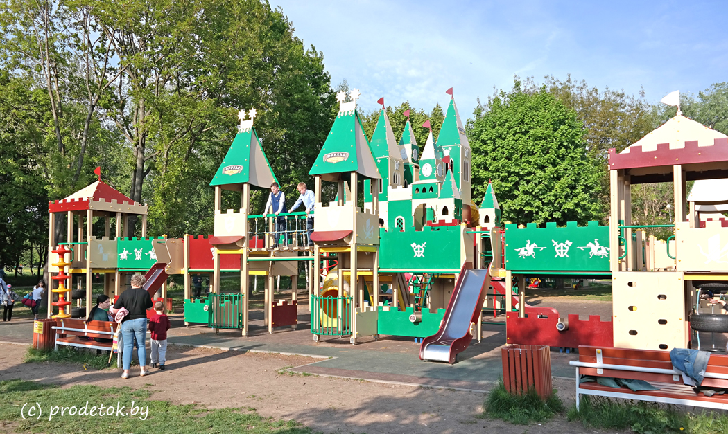 Рейтинг детских площадок в парках Минска по версии prodetok.by