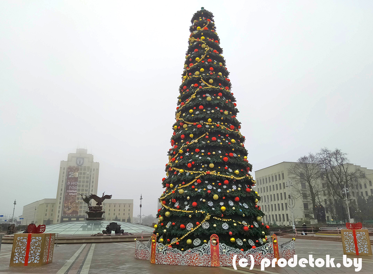 Новогодняя елка 
    в Минске
