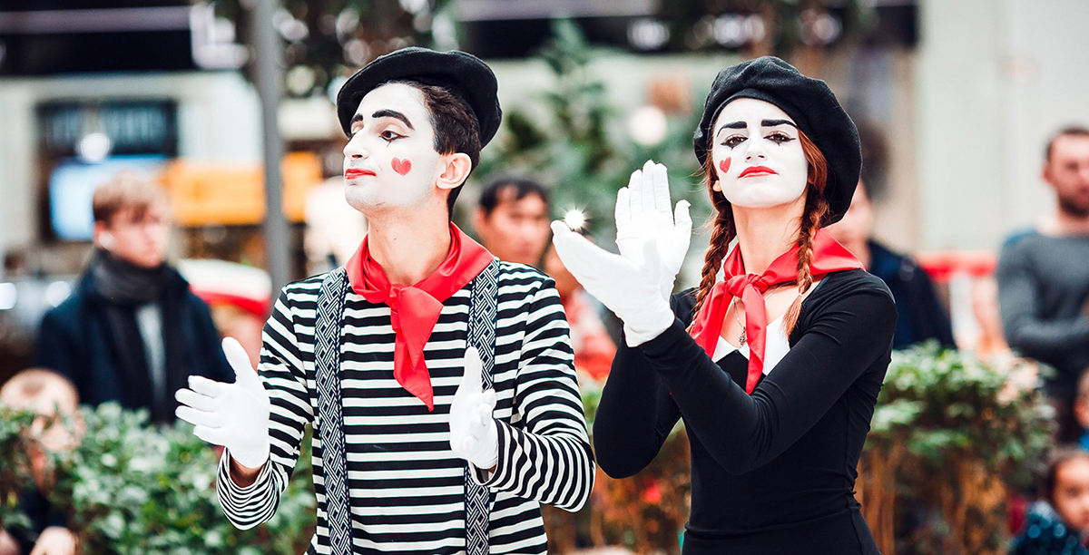 Бесплатная  фотосессия и мимы-аниматоры