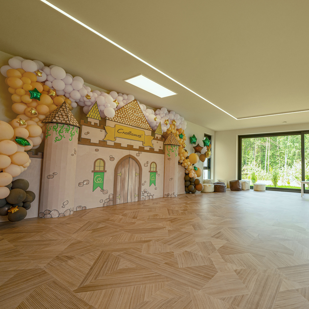 Как выглядит первый в Беларуси коттедж для детских праздников