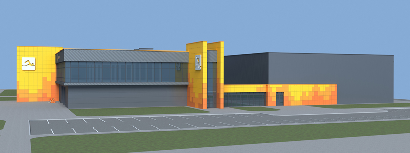 В Каменной Горке откроется новый многофункциональный физкультурно-оздоровительный комплекс. Посетителей ждет водно-термальная зона, бассейны для деток от года и ледовый каток. 