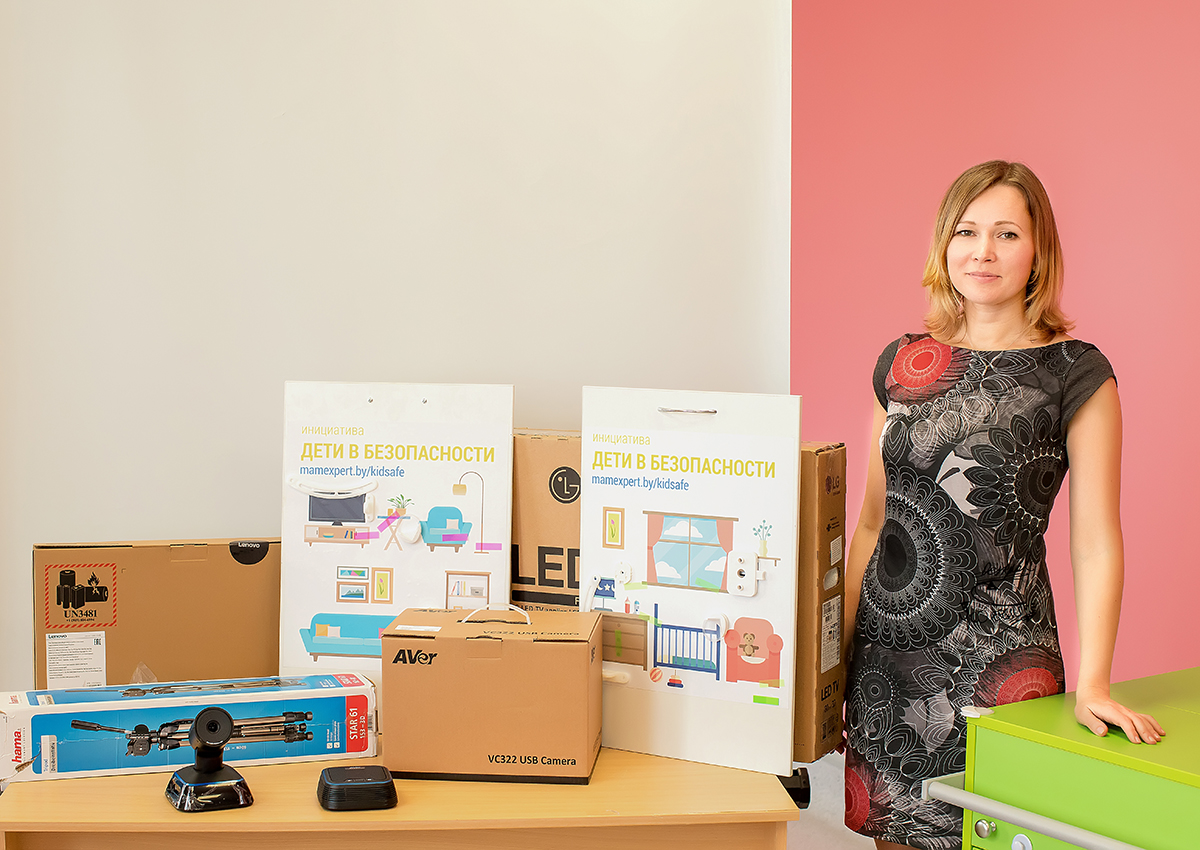 В Клиническом родильном доме Минской области появился «Мобильный бокс безопасности» 
 
