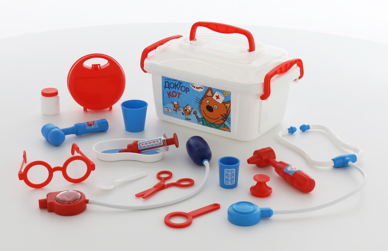 Набор Три Кота Доктор  от компании Полесье