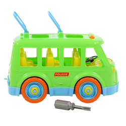 Фабрика «Полесье» представила НОВИНКУ - конструктор-транспорт «Автобус»