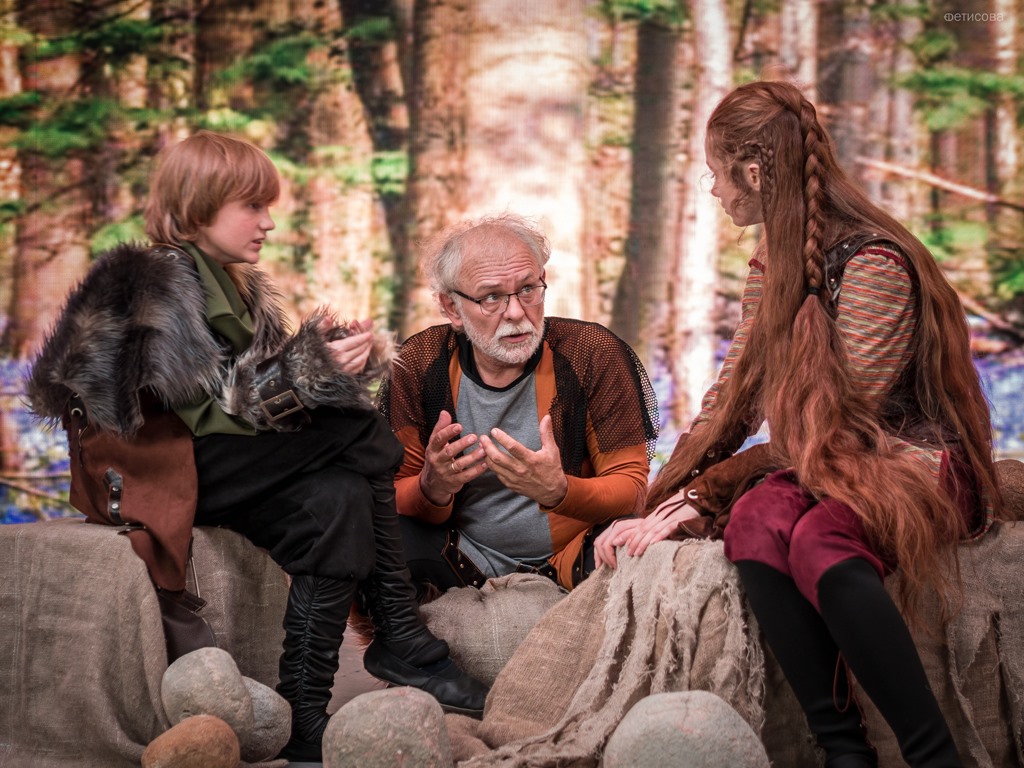 Спектакль по мотивам повести Астрид Линдгрен  «Рони, дочь разбойника» можно посмотреть онлайн