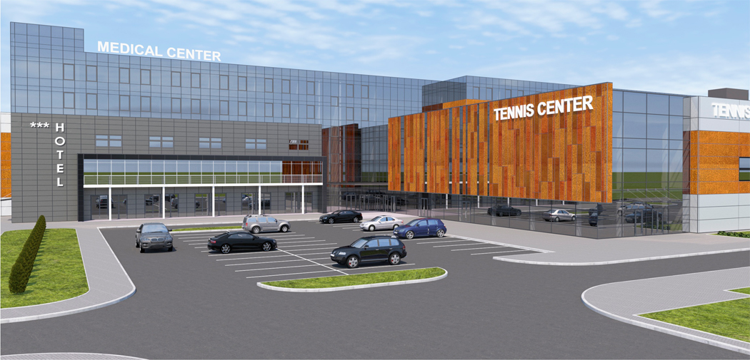 Самый большой теннисный центр Беларуси откроется осенью
