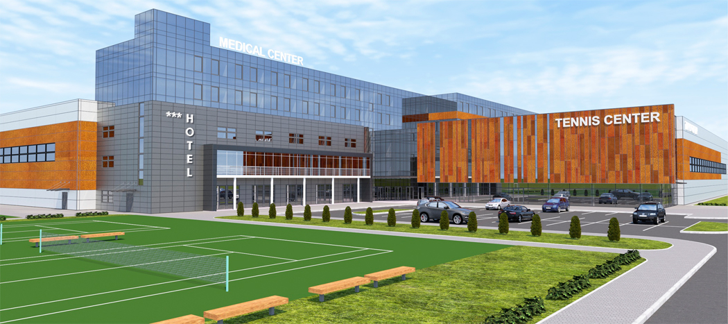 Самый большой теннисный центр Беларуси откроется осенью
