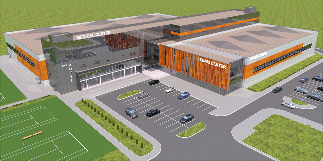 Самый большой теннисный центр Беларуси откроется осенью
