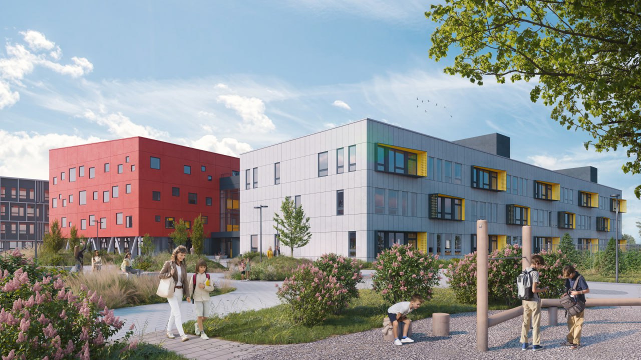 Магнитная стена-пазл, амфитеатр  и медиацентр для юных блогеров: скоро откроется школа в Новой Боровой