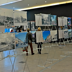 В ТРЦ Galleria Minsk на первом этаже открылась фотовыставка БЕЛТА «Сравни Минск»: фотофакт