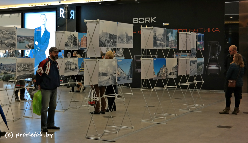 Фотовыставка БЕЛТА «Сравни Минск» находится В ТРЦ Galleria Minsk на первом этаже