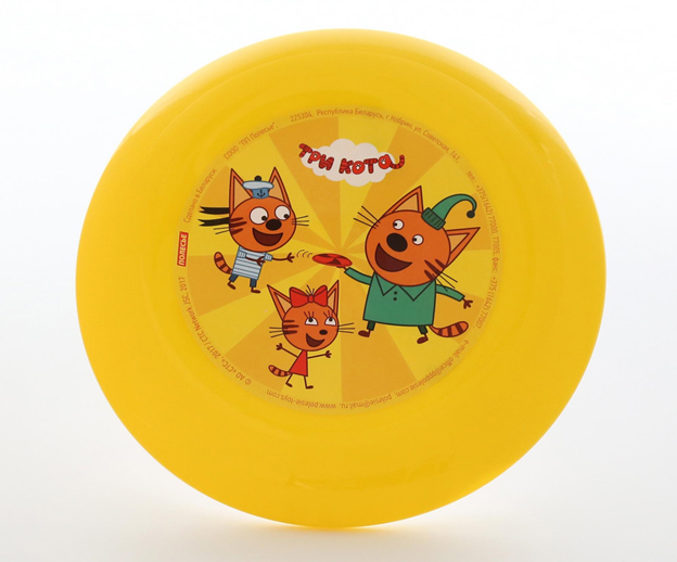 Ассортимент Полесье: летающие тарелки Три кота