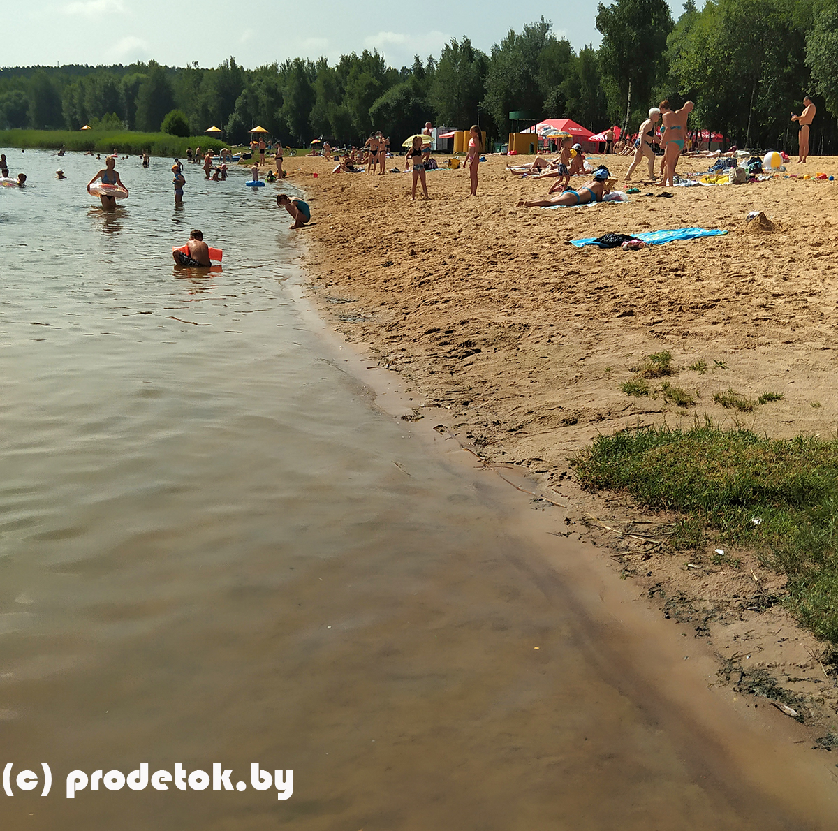 Минское море сегодня было не для купания: фотофакт