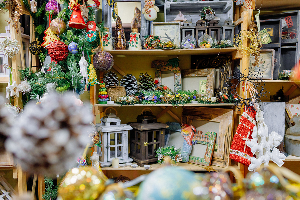 В Гродно начала работать рождественская ярмарка: фотофакт